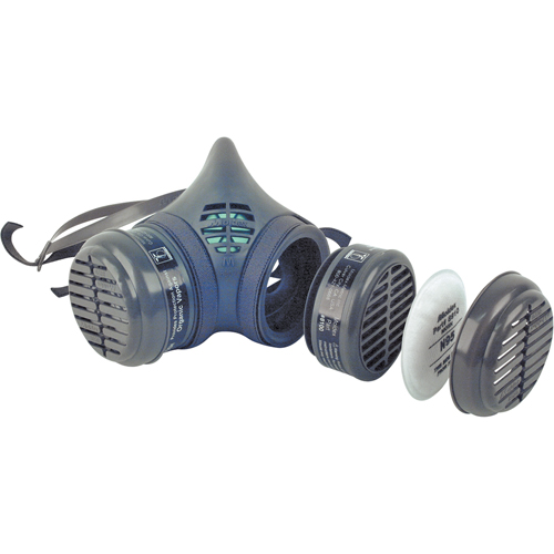 Respirateur &agrave; demi-masque assembl&eacute; de la s&eacute;rie 8000, &eacute;lastom&egrave;re/Thermoplastique, Moyen Chandler Sales