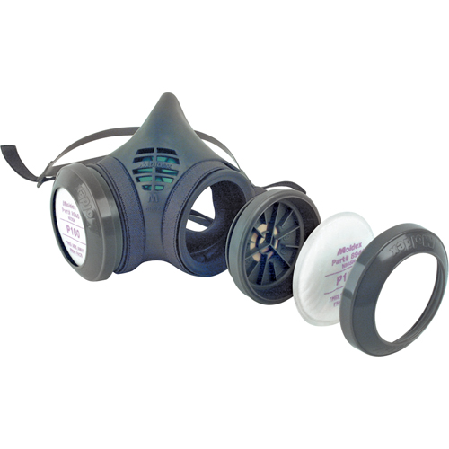 Respirateur &agrave; demi-masque assembl&eacute; de la s&eacute;rie 8000, &eacute;lastom&egrave;re/Thermoplastique, Moyen Chandler Sales
