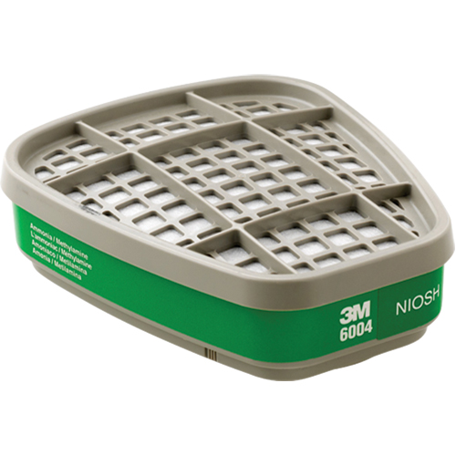 Cartouches pour respirateur s&eacute;rie 6000, Cartouche gaz/vapeur, Ammoniac/M&eacute;thylamine Chandler Sales