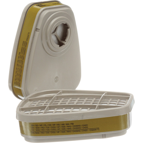 Cartouches pour respirateur s&eacute;rie 6000, Cartouche gaz/vapeur, Gaz multiples/Vapeurs Chandler Sales