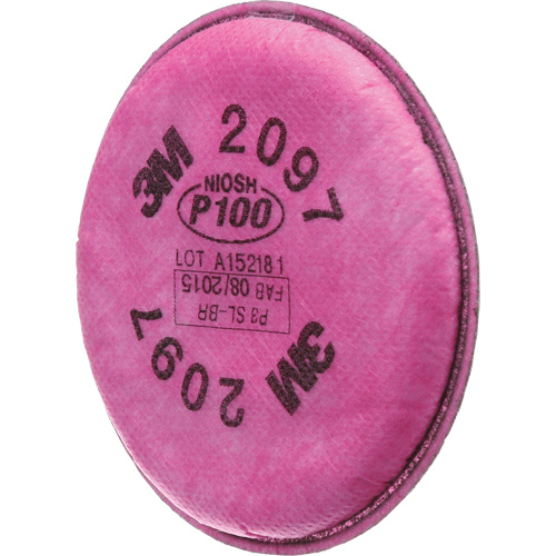 Pr&eacute;filtres pour respirateurs s&eacute;rie 2000, Filtre contre les particules, Vapeurs organiques/P100 Chandler Sales