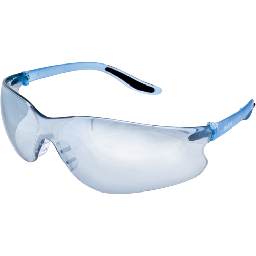 Z500 Series Safety Glasses, Blue/Indoor/Outdoor Mirror Lens, Anti-Scratch, ANSI Z87+/Meets/Exceeds CSA Z94.3 Chandler Sales