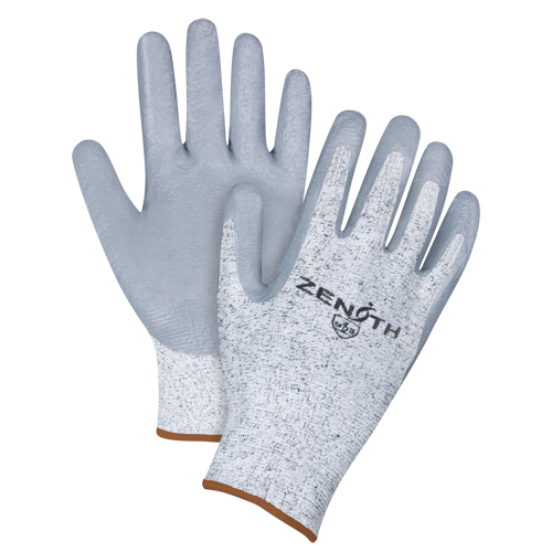 Gants &eacute;lastiques sans coutures r&eacute;sistants &agrave; la coupe, Taille Grand/9, Calibre 13, Rev&ecirc;tement Nitrile, Enveloppe en PEHP, ANSI/ISEA 105 niveau 2/EN 388 niveau 3 Chandler Sales
