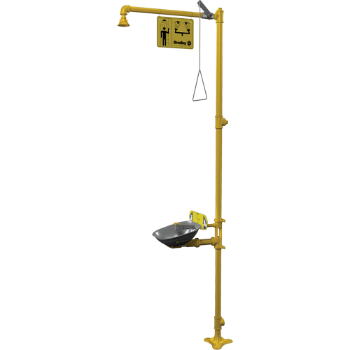 Halo Combination Emergency Shower & Eyewash Station Chandler Sales