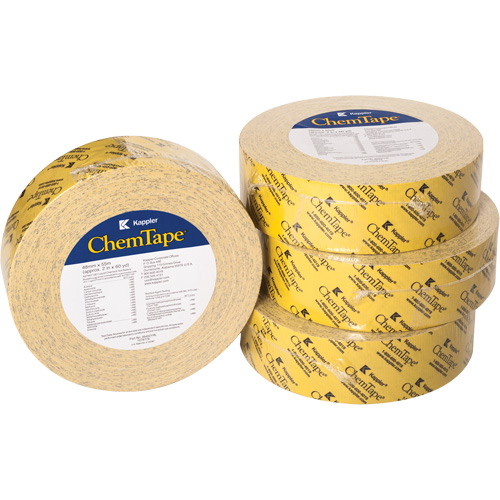 Ruban r&eacute;sistant aux produits chimiques ChemTape, 50,8 mm (2") x 50 m (164'), Jaune Chandler Sales