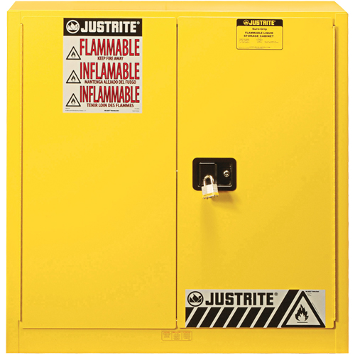 Armoire de s&eacute;curit&eacute; pour produits inflammables Ex Sure-Grip, 30 gal., 2 Porte(s), 36" La x 35" h x 24" p Chandler Sales