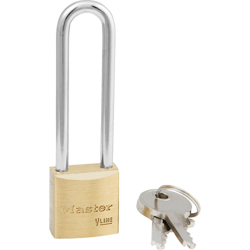 ProSeries&reg; Padlock, Brass, Keyed Different, Brass Coating, 1-9/16" Width Chandler Sales