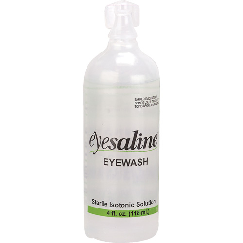 Saline Eyewash Bottles, Full Bottle, 4 oz. Chandler Sales