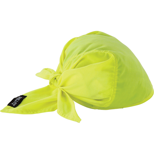 Chill-Its&reg; 6710CT Cooling Triangle Hats, High Visibility Lime-Yellow Chandler Sales