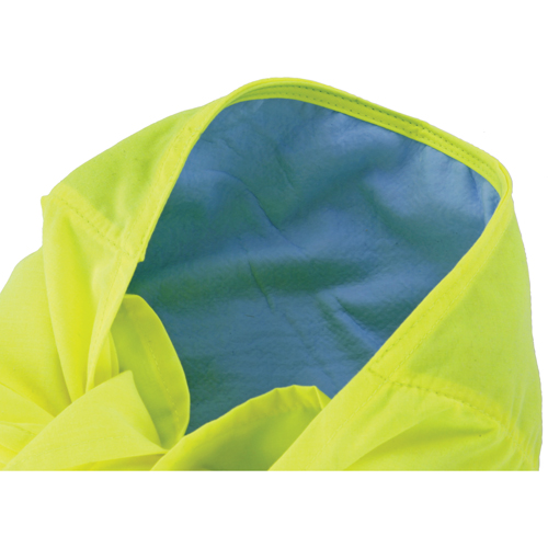 Chill-Its&reg; 6710CT Cooling Triangle Hats, High Visibility Lime-Yellow Chandler Sales