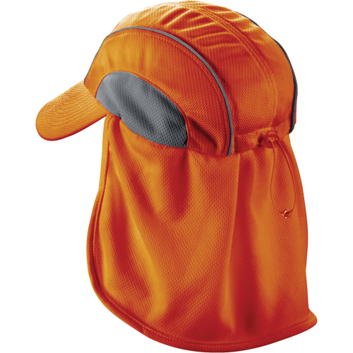 Chapeaux de refroidissement avec voiles pour le cou Chill-Its 6650, Orange haute visibilit&eacute; Chandler Sales