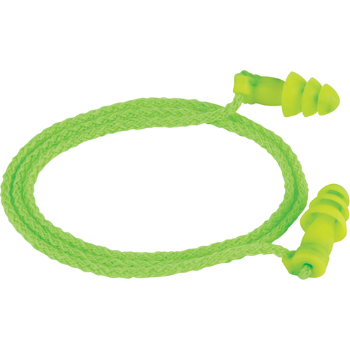 Bouchons d'oreilles r&eacute;utilisables JETZ, Vrac - Boîte, Avec cordon Chandler Sales