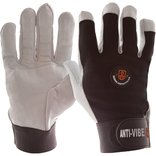 Gants antivibrations Air Glove, Taille Moyen, Paume Cuir perl&eacute; Chandler Sales