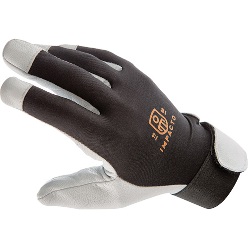 Gants antivibrations Air Glove, Taille Moyen, Paume Cuir perl&eacute; Chandler Sales