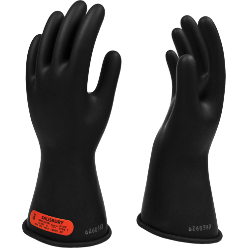 Gants isolants en caoutchouc Salisbury, ASTM classe 0, Taille 7, 11" lo Chandler Sales