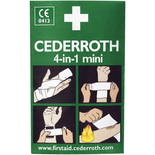 Cederroth 4-in-1 Bloodstopper, 5" L x 3" W Chandler Sales