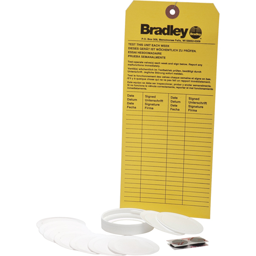 Recharge pour trousse d'inspection de douche oculaire portative Chandler Sales