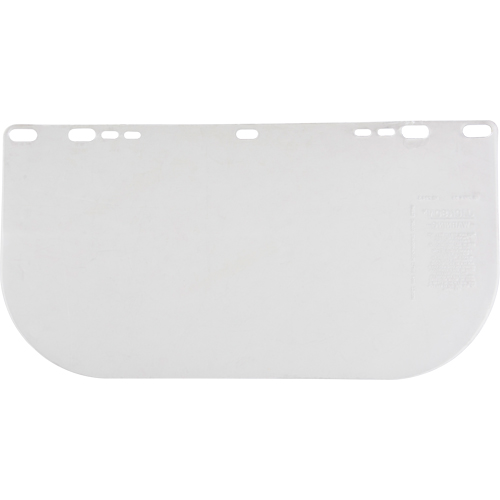 Visi&egrave;re plate transparente F20, Polycarbonate, Teinte Transparent Chandler Sales