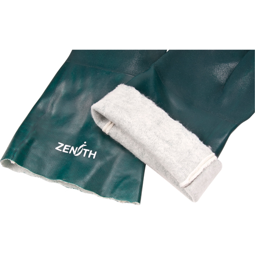 Gants verts &agrave; double enduit, 14" lo, PVC, Doublure en Jersey de coton, 70 mils Chandler Sales