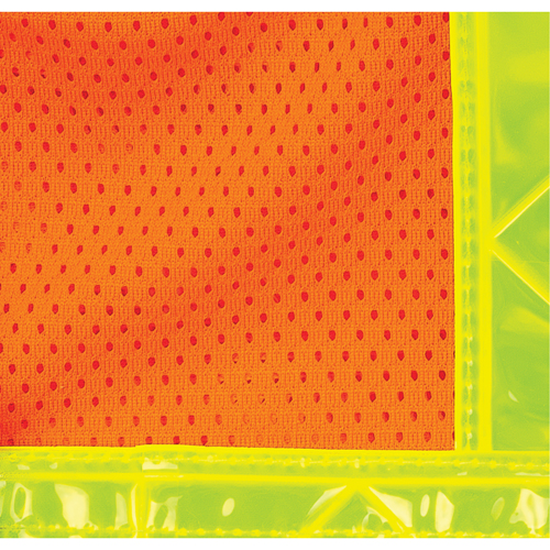 Veste de s&eacute;curit&eacute; d'usage standard, Orange haute visibilit&eacute;, Moyen, Polyester Chandler Sales