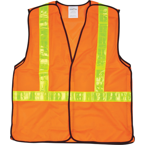 Veste de s&eacute;curit&eacute; pour la circulation d&eacute;tachable en cinq points, Orange haute visibilit&eacute;, Moyen, Polyester Chandler Sales