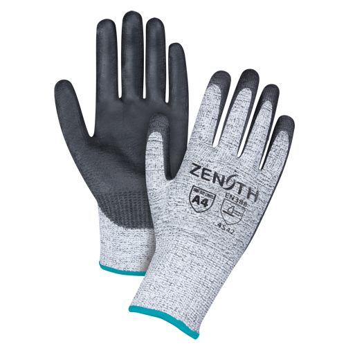 Gants &eacute;lastiques sans coutures r&eacute;sistants &agrave; la coupe, Taille T-Grand/10, Calibre 13, Rev&ecirc;tement Polyur&eacute;thane, Enveloppe en PEHP, ANSI/ISEA 105 niveau 4/EN 388 niveau 5 Chandler Sales