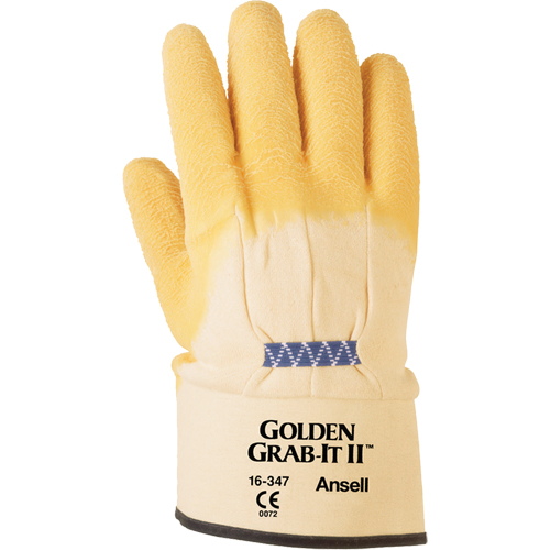 Gants Golden Grab-It II, 10/T-Grand, R&ecirc;vetement Latex de caoutchouc, Calibre 13, Enveloppe en Nylon Chandler Sales