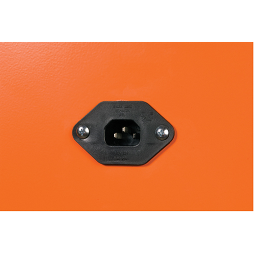 Emergency Preparedness Storage Cabinets, Steel, 4 Shelves, 65" H x 43" W x 18" D, Orange Chandler Sales