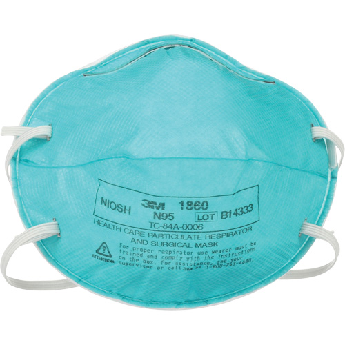 1860 Particulate Healthcare Respirator, N95, NIOSH Certified Chandler Sales