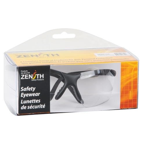 Lunettes de s&eacute;curit&eacute; s&eacute;rie Z1800 avec verres de lecture, Anti-&eacute;gratignures, Transparent, Dioptrie 2,5 Chandler Sales