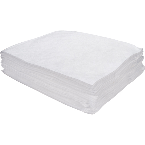 Premium Meltblown Sorbent Pads, Oil Only, 15" x 17", 8 gal. Absorbancy Chandler Sales