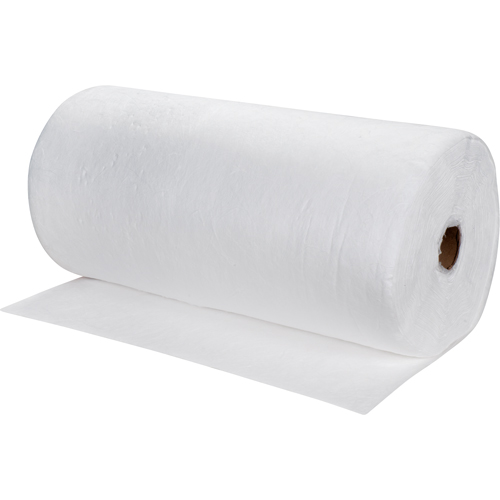 Premium Meltblown Sorbent Rolls, Mediumweight, 150' L x 30" W, 40 gal. Absorbancy Chandler Sales