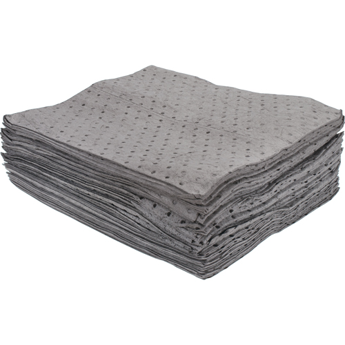 Premium Bonded Sorbent Pads, Universal, 15" x 17", 15 gal. Absorbancy Chandler Sales