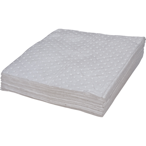 Premium Bonded Sorbent Pads, Oil Only, 15" x 17", 8 gal. Absorbancy Chandler Sales