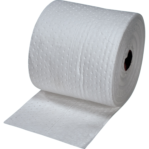Premium Laminated (SMS) Sorbent Rolls, Mediumweight, 150' L x 15" W, 20 gal. Absorbancy Chandler Sales