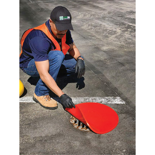Tapis pour drain Ultra-Drain Seals, Circulaire, 30" dia. Chandler Sales