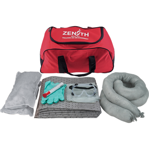 Trousse de lutte contre les d&eacute;versements pour v&eacute;hicules, Universel, Sac, Absorbance de 10 gal. US Chandler Sales