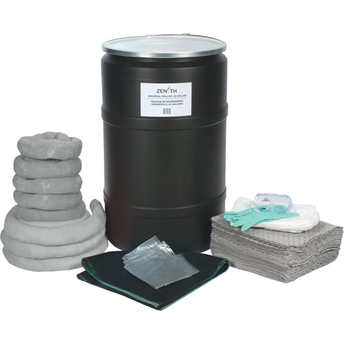 Spill Kit, Universal, Drum, 55 US gal. Absorbancy Chandler Sales