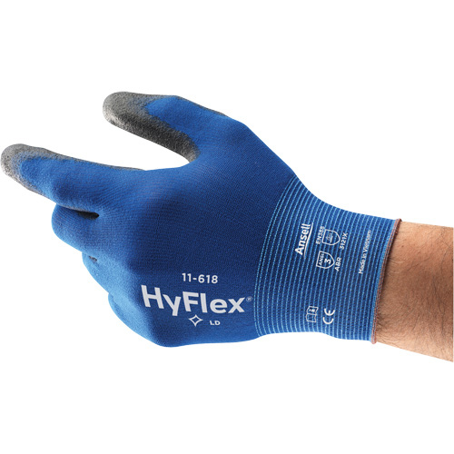 Gants Hyflex 11-618, 6, R&ecirc;vetement Polyur&eacute;thane, Calibre 18, Enveloppe en Nylon Chandler Sales