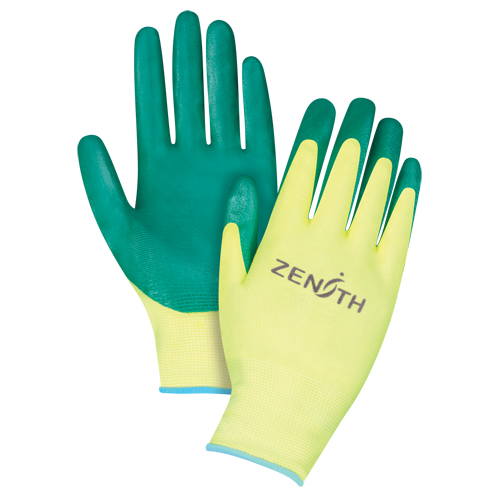 Gants de premi&egrave;re qualit&eacute; ZX-3, 10/T-Grand, R&ecirc;vetement Nitrile, Calibre 15, Enveloppe en Nylon Chandler Sales