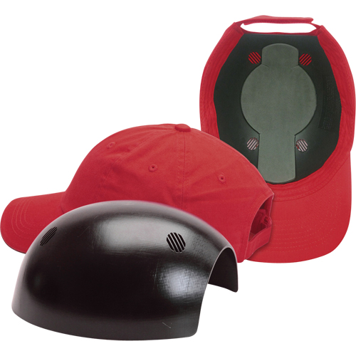 Casquette de baseball antichocs ERB, Rouge Chandler Sales