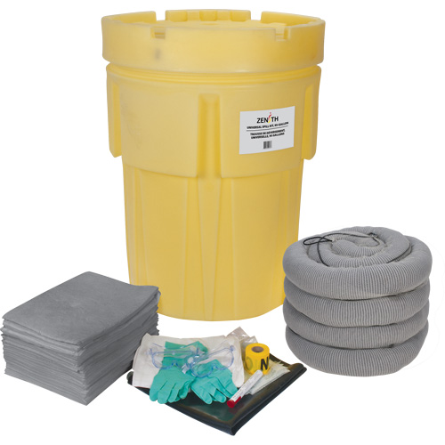 Trousse &eacute;conomique de lutte contre les d&eacute;versements, Universel, Baril, Absorbance de 95 gal. US Chandler Sales