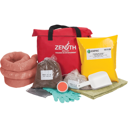 Trousse de lutte contre les d&eacute;versements pour l'ouest du canada, Mati&egrave;res dangereuses, Sac, Absorbance de 17 gal. US Chandler Sales