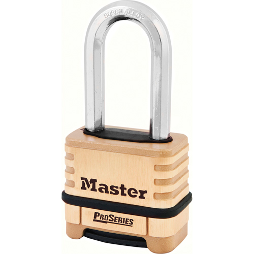 Cadenas &agrave; combinaison ProSeries, Argent, Rev&ecirc;tement en laiton, Largeur de 2-1/4" Chandler Sales