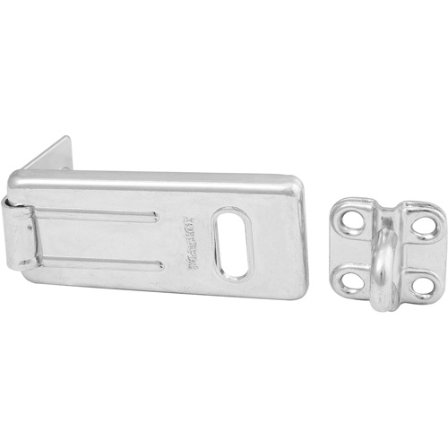 General Security Hardened Steel Hasp, Silver Chandler Sales