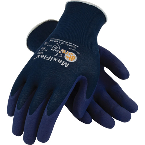 ATG MaxiFlex&reg; Elite 34-274 Gloves, 6/X-Small, Foam Nitrile Coating, 18 Gauge, Nylon Shell Chandler Sales