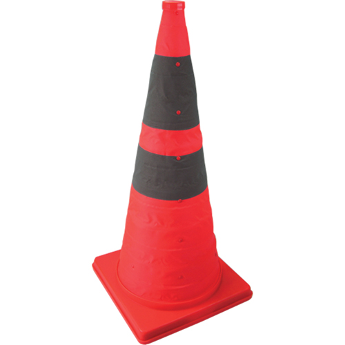 Collapsible Lighted Cone, 28" H, Orange Chandler Sales