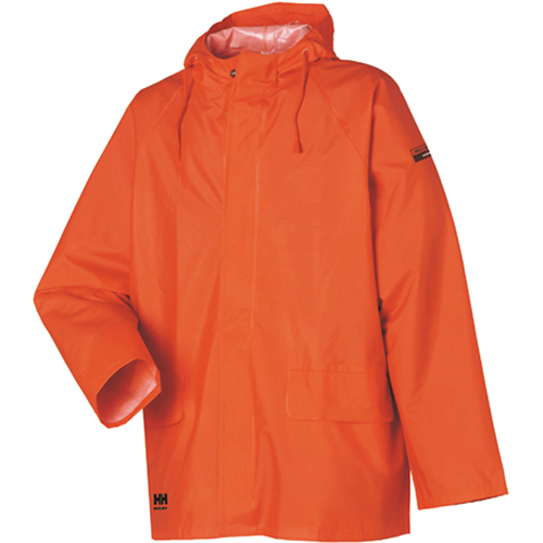 Mandal Rainwear Jacket, Polyester, Small, Orange Chandler Sales