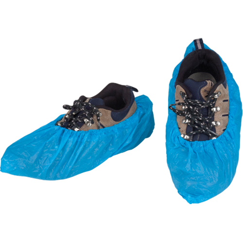 Couvre-chaussures CPE, 2T-Grand, Poly&eacute;thyl&egrave;ne, Bleu Chandler Sales