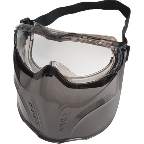 Lunettes &agrave; coques de s&eacute;curit&eacute; avec visi&egrave;re de s&eacute;rie Z2300, Lentille Transparent, Antibu&eacute;e, Ventilation Indirecte Chandler Sales